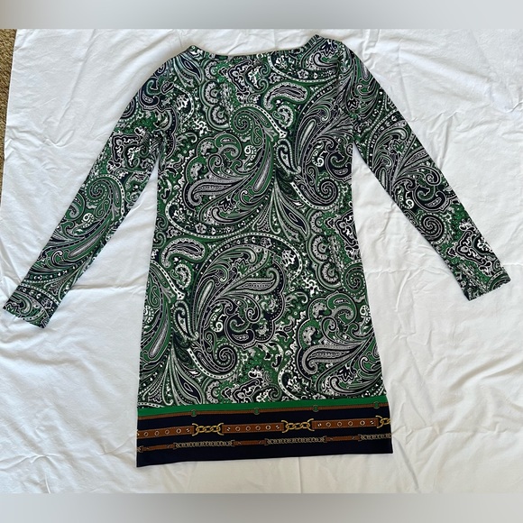 Michael Kors Green Paisley Dress - Picture 2 of 3